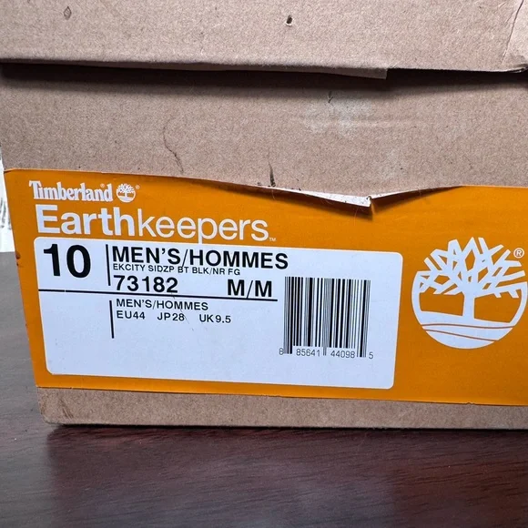 Timberland Earthkeepers 73182 Black Leather Engineer Harness Boots Men’s 10 NIB - Picture 2 of 12